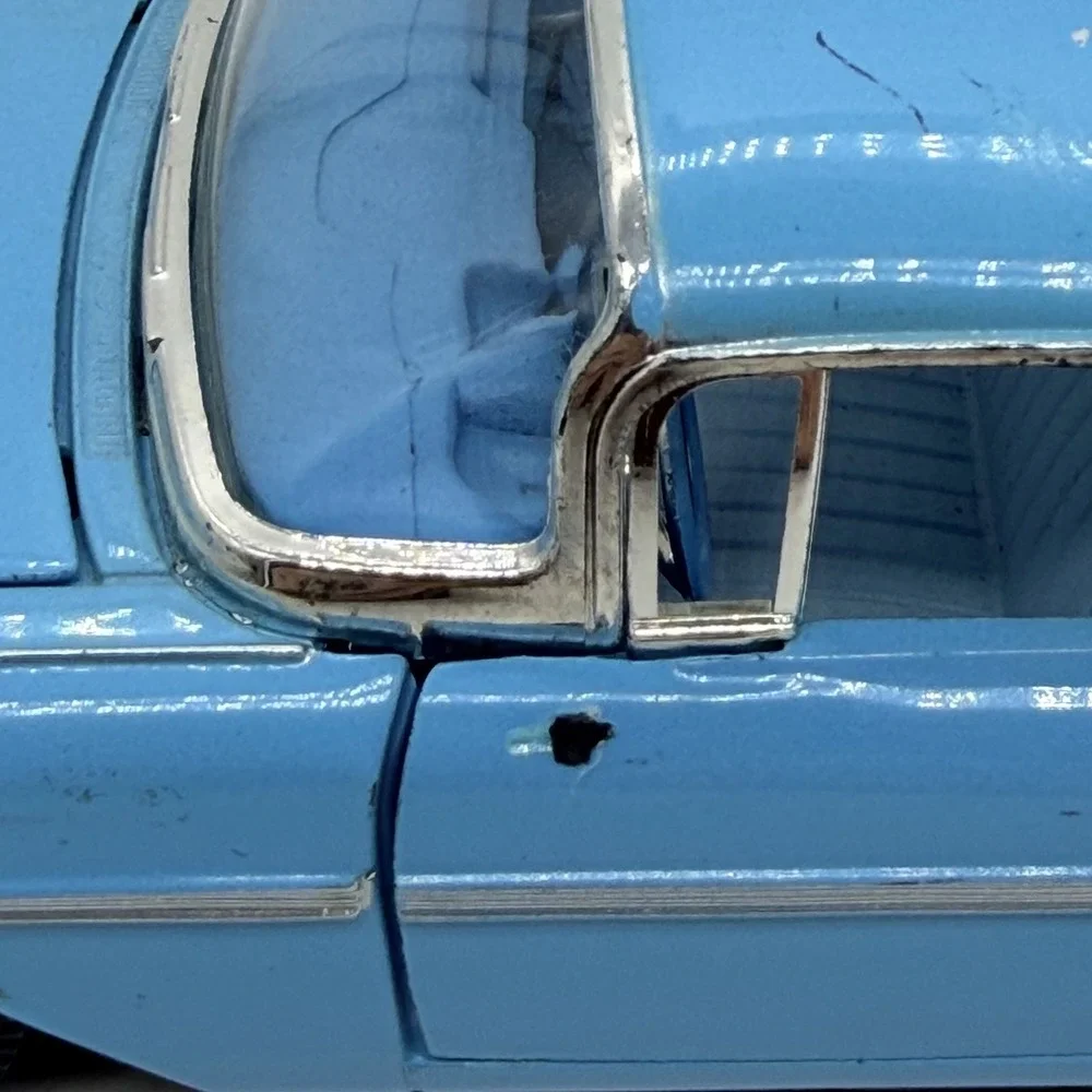Arko 1959 Chevrolet Impala Blue Diecast Collectible Car Opening Doors & Trunk